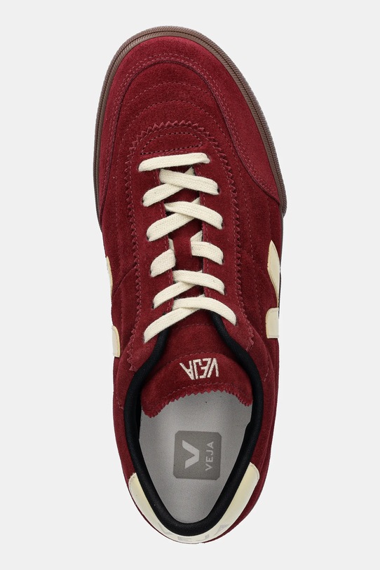 Kožené tenisky Veja Panenka burgundské FU0320897B