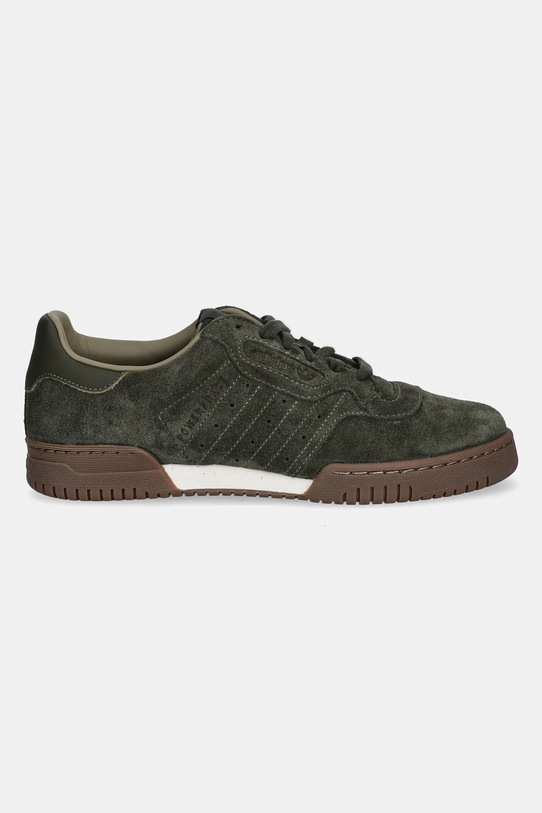 adidas Originals sneakersy zamszowe Powerphase JR0942 zielony AW25