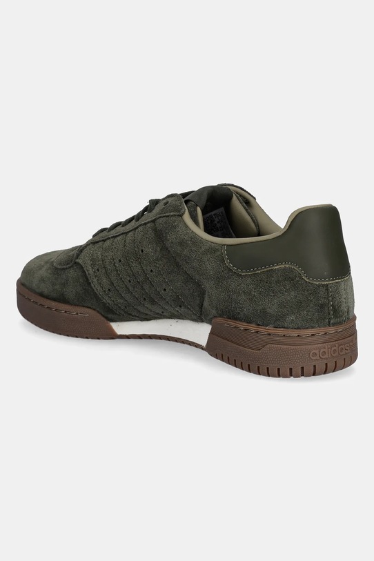 Obuwie adidas Originals sneakersy zamszowe Powerphase JR0942 zielony