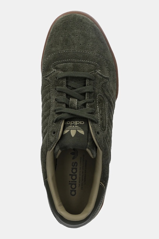 adidas Originals sneakersy zamszowe Powerphase zielony JR0942