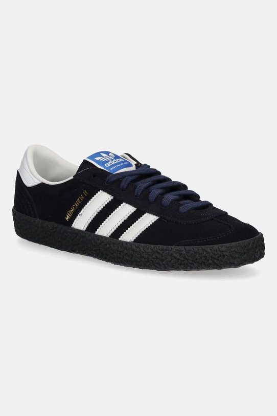 adidas Originals sneakersy zamszowe Munchen Ii Spzl niska granatowy JR1544