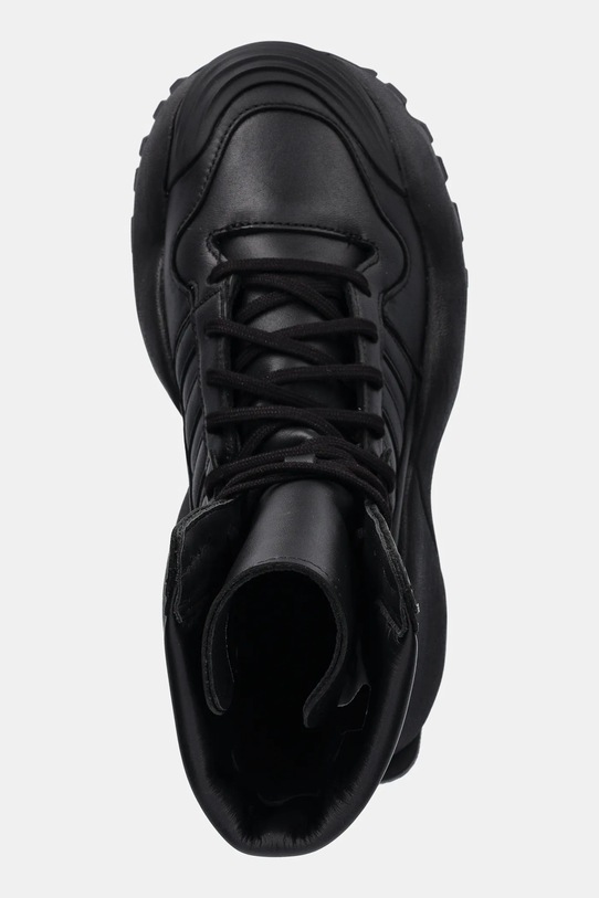 adidas Originals buty skórzane Chavarria Forum Boot Mid czarny HQ4879