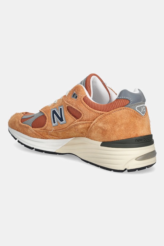 Obuwie New Balance sneakersy zamszowe U991OV2 U991OV2 pomarańczowy