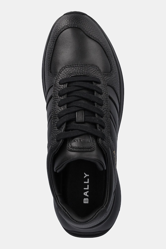 Δερμάτινα αθλητικά παπούτσια Bally μαύρο MSK09S.VT013.I903