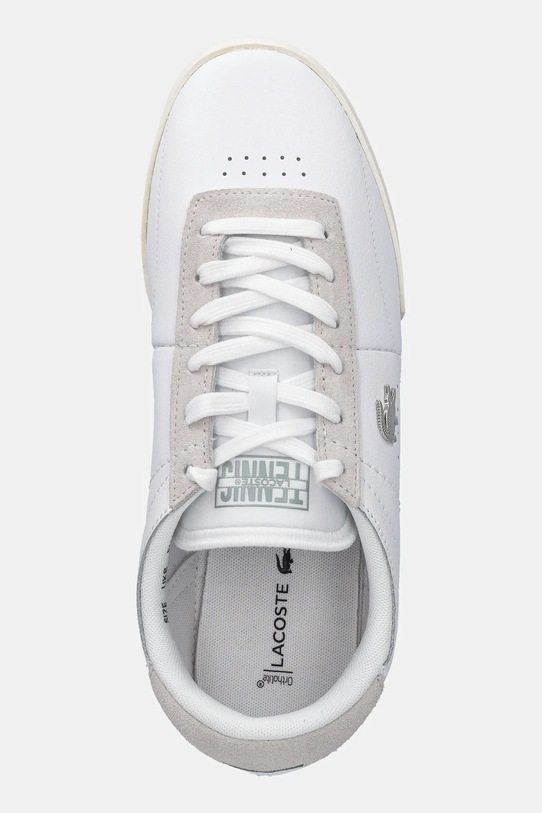 Lacoste sneakersy skórzane AURA biały 50SMA0154