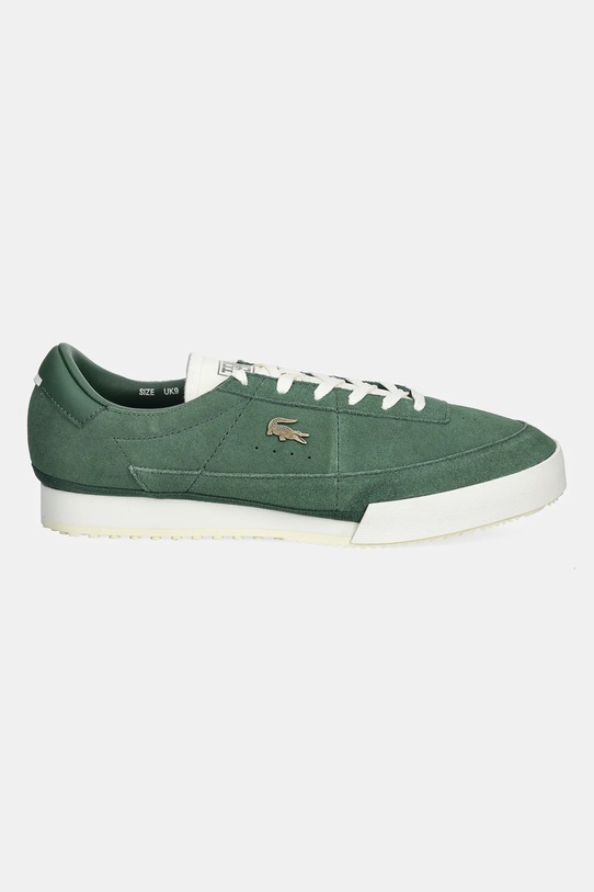 Lacoste sneakers din piele întoarsă AURA 50SMA0155 verde AW25