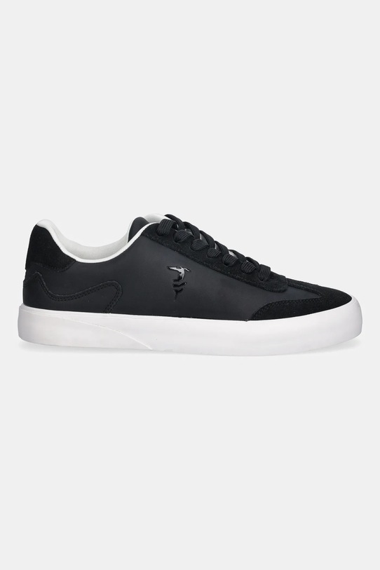 Trussardi sneakersy skórzane N028S000928N.0Z3 czarny AW25