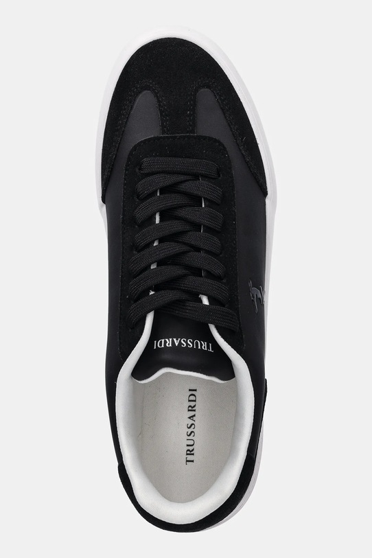 Trussardi sneakersy skórzane czarny N028S000928N.0Z3