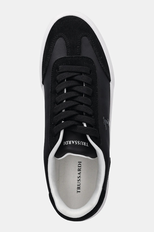 Kožené tenisky Trussardi čierna N028S000928N.0Z3