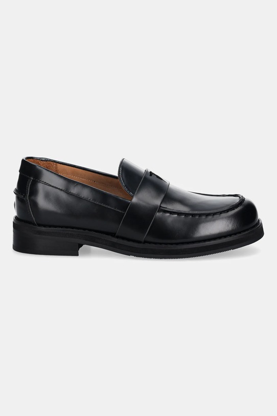Trussardi mokasyny skórzane N384S000923N.033 czarny AW25