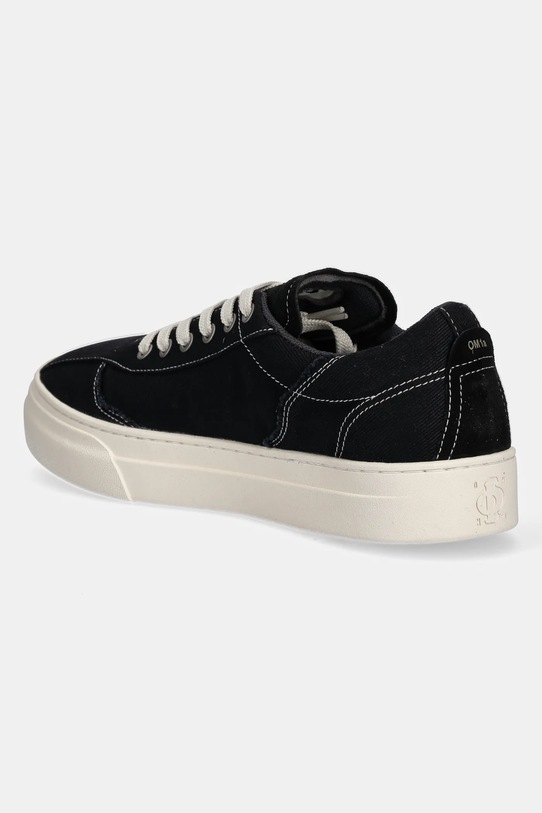 Shoes Stepney Workers Club plimsolls Omni Dellow Canvas Drill OM01012 black