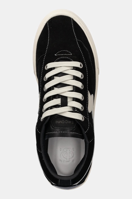 Stepney Workers Club sneakersy zamszowe Omni Dellow S-Strike Silk Suede czarny OM03015