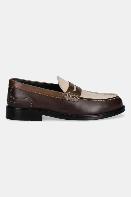 Clarks Originals mokasyny skórzane CraftJames Lo 26184374 brązowy AW25