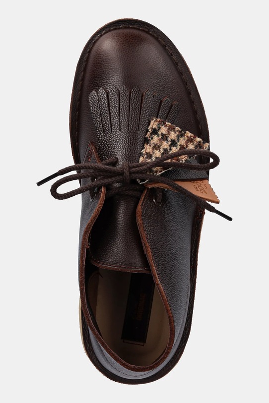 Clarks Originals trzewiki skórzane Desert Boot brązowy 26183082