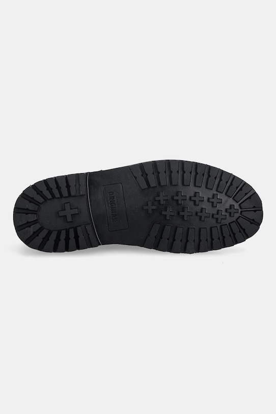 Σουέτ κλειστά παπούτσια Clarks Originals Desert Rock Lo 26180659 μαύρο