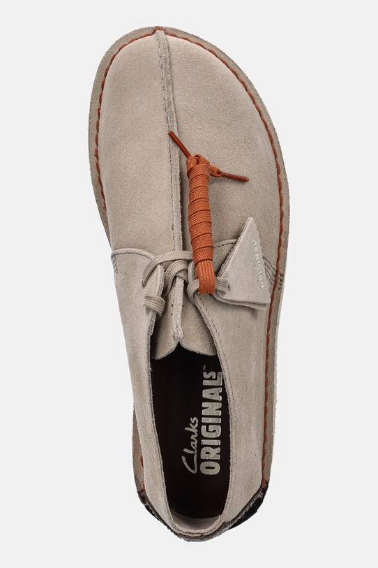 Clarks Originals półbuty zamszowe Desert Trek beżowy 26178478