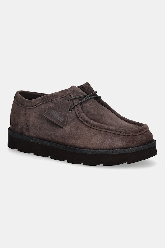 Clarks Originals półbuty zamszowe Meare Walla skóra zamszowa brązowy 26182840