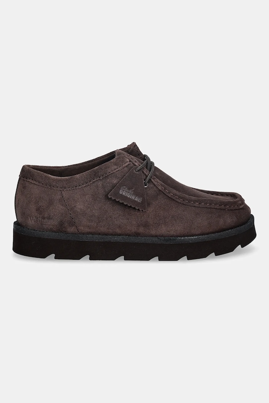 Clarks Originals półbuty zamszowe Meare Walla 26182840 brązowy AW25