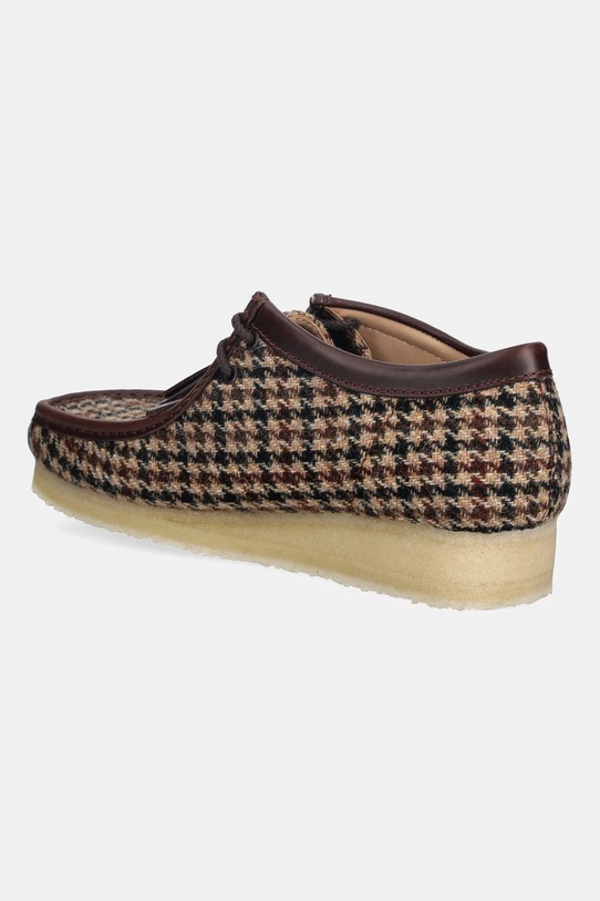 Obuwie Clarks Originals półbuty wełniane Wallabee 26182791 brązowy