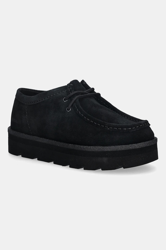 Clarks Originals suede shoes Meare Walla casual black 26183983