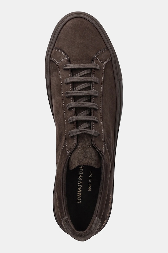 Common Projects buty nubukowe Achilles in Nubuk brązowy 2507.3625