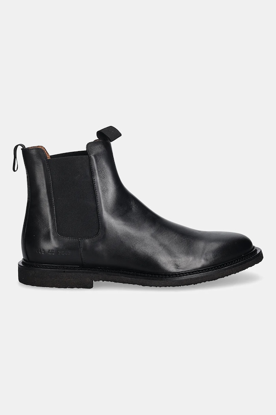 Common Projects stivaletti chelsea in pelle Chelsea in Leather 2445.7547 nero AW25