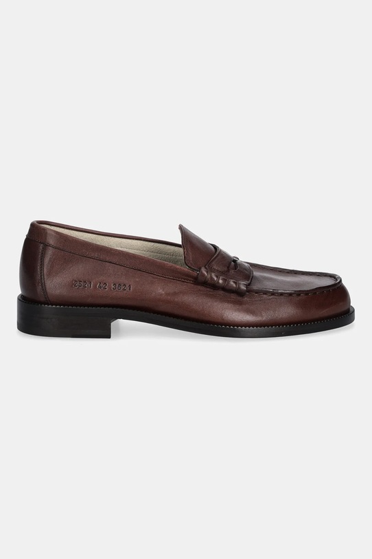 Common Projects mokasyny skórzane Soft Loafer 2521.3621 brązowy AW25