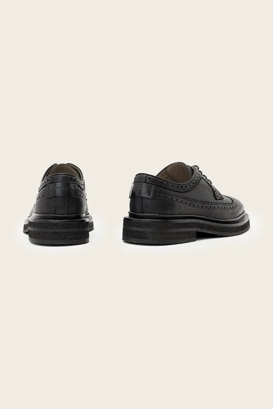 Obuwie AllSaints półbuty skórzane Escher Brogue M047FD czarny