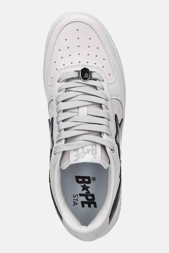 A Bathing Ape sneakersy skórzane BAPE STA #4 biały 1L30191310