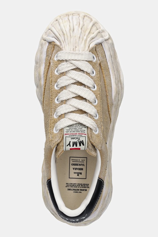 Maison MIHARA YASUHIRO tenisówki brązowy A15FW728