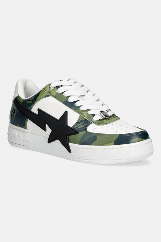 A Bathing Ape sneakersy BAPE STA OS #1 niska zielony 001FWL301308M