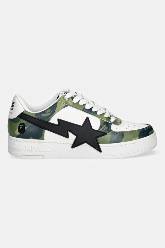 A Bathing Ape sneakersy BAPE STA OS #1 001FWL301308M zielony AW25