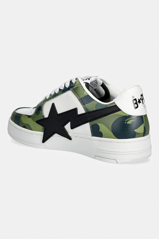 Obuwie A Bathing Ape sneakersy BAPE STA OS #1 001FWL301308M zielony