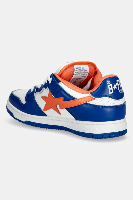Obuwie A Bathing Ape sneakersy skórzane NEW BAPE SK8 STA #1 001FWL301311M niebieski