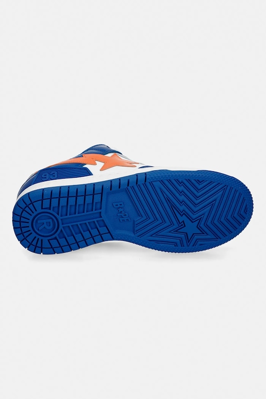 Kožené tenisky A Bathing Ape NEW BAPE SK8 STA #1 001FWL301311M modrá