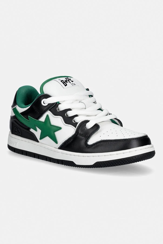 A Bathing Ape sneakersy skórzane NEW BAPE SK8 STA #1 niska czarny 001FWL301311M
