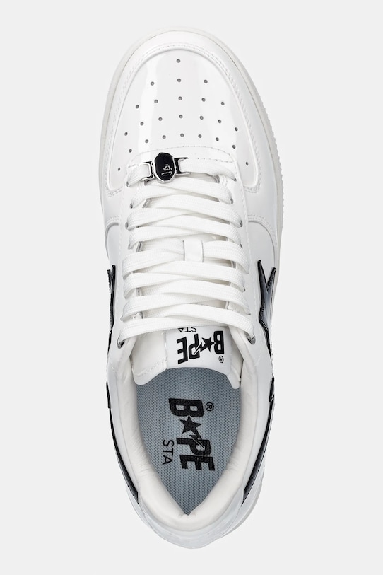 Kožne tenisice A Bathing Ape BAPE STA #1 bijela 001FWL801301M
