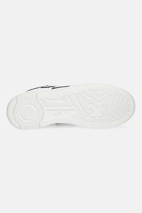 Kožne tenisice A Bathing Ape BAPE STA #1 001FWL801301M bijela