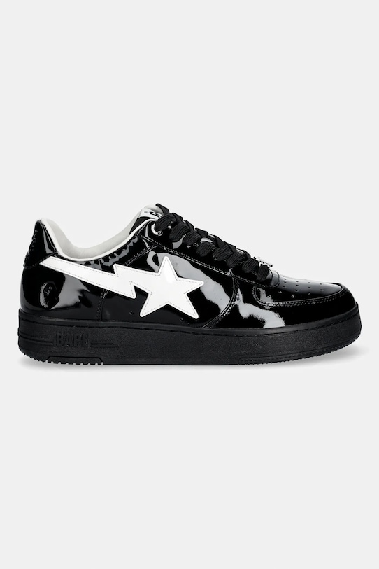 Кожаные кроссовки A Bathing Ape BAPE STA #1 001FWL801301M чёрный AW25