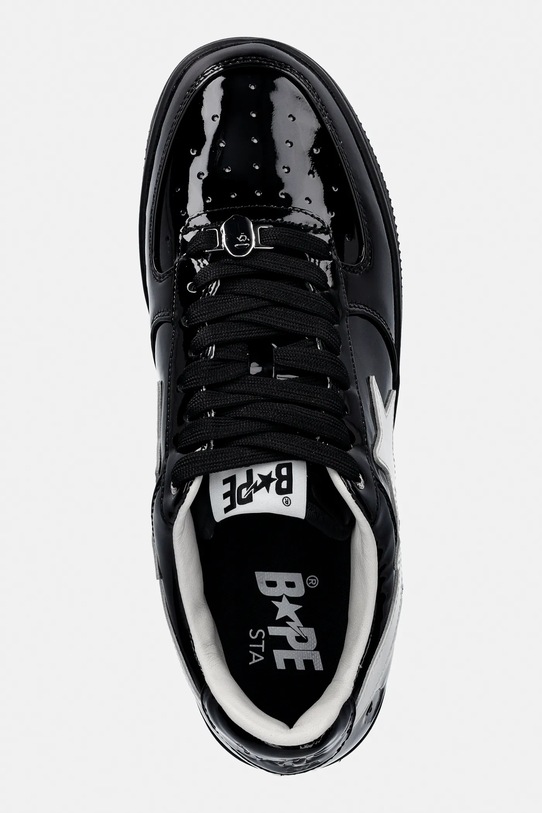 A Bathing Ape sneakersy skórzane BAPE STA #1 czarny 001FWL801301M
