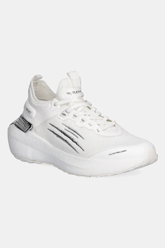 Αθλητικά PLEIN SPORT Stealth Runner Extra Light απομίμηση λείου δέρματος λευκό USC0733.STE003N.01