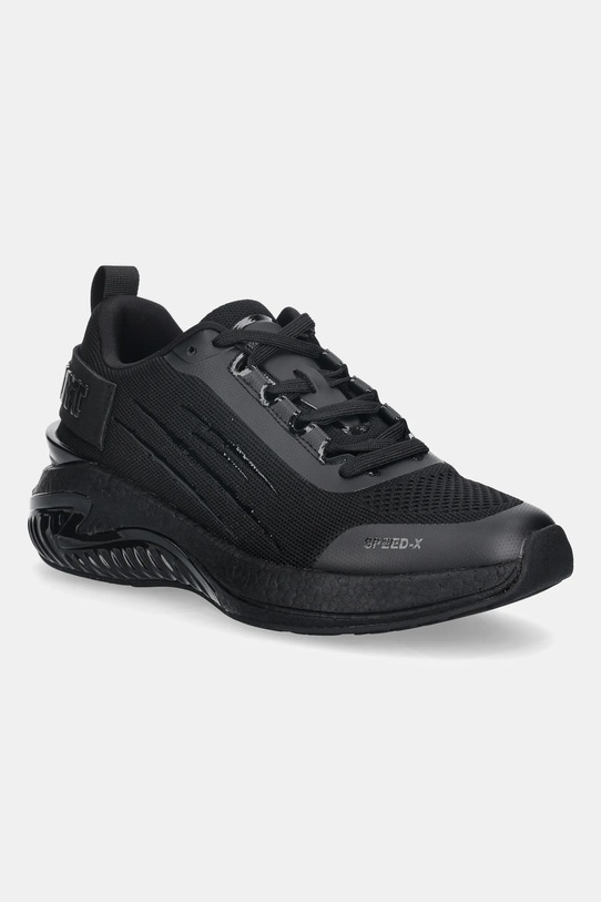 Αθλητικά PLEIN SPORT Shadowclaw απομίμηση λείου δέρματος μαύρο USC0779.STE003N.0202