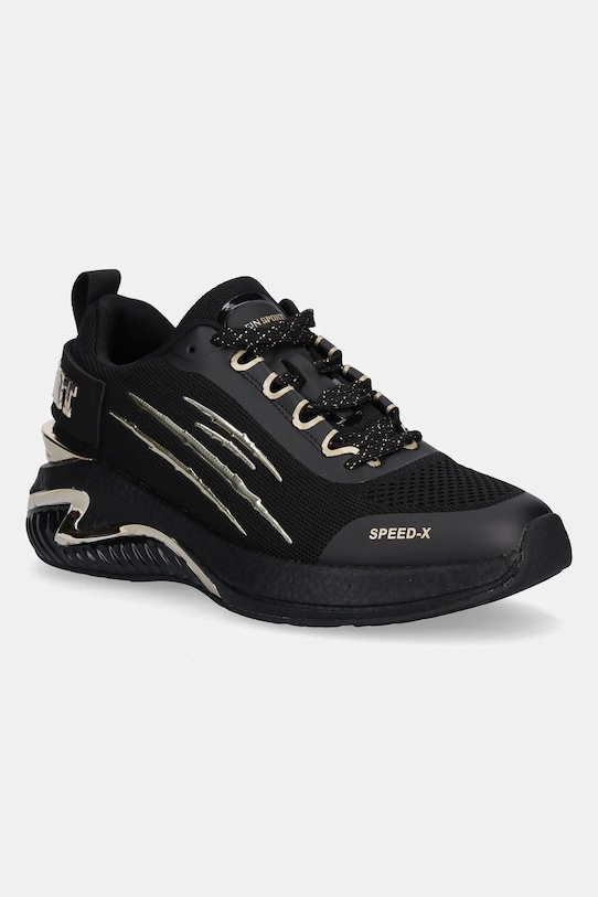 Tenisky PLEIN SPORT Shadowclaw textilný čierna USC0779.STE003N.0293