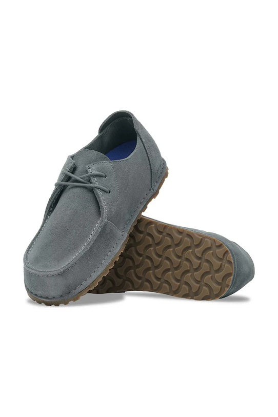 Birkenstock półbuty zamszowe Utti Lace 1030035 szary