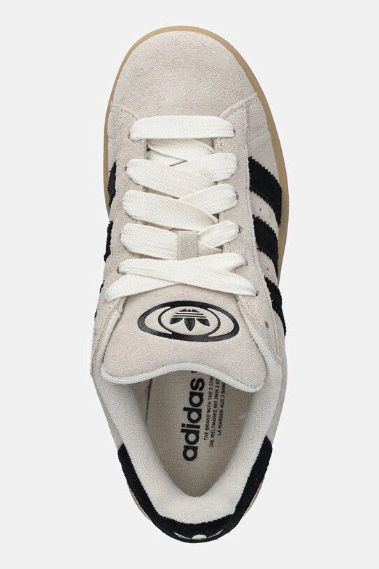 adidas Originals sneakers din piele întoarsă Campus 00S bej JQ8356