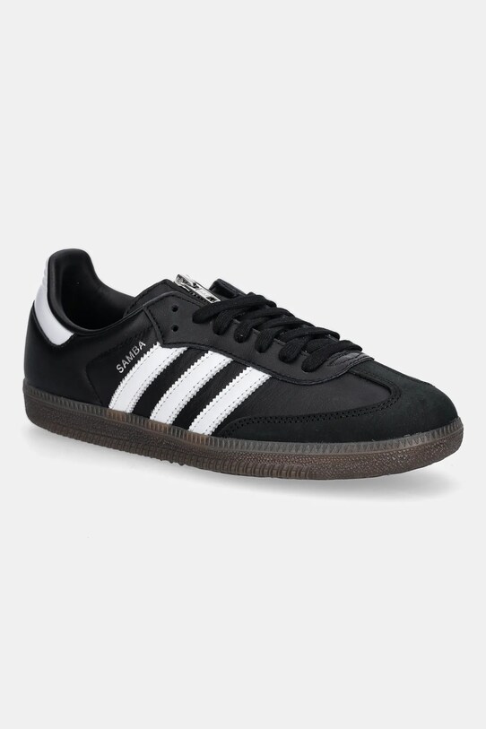 adidas Originals sneakers din piele Samba OG plată negru JQ8835