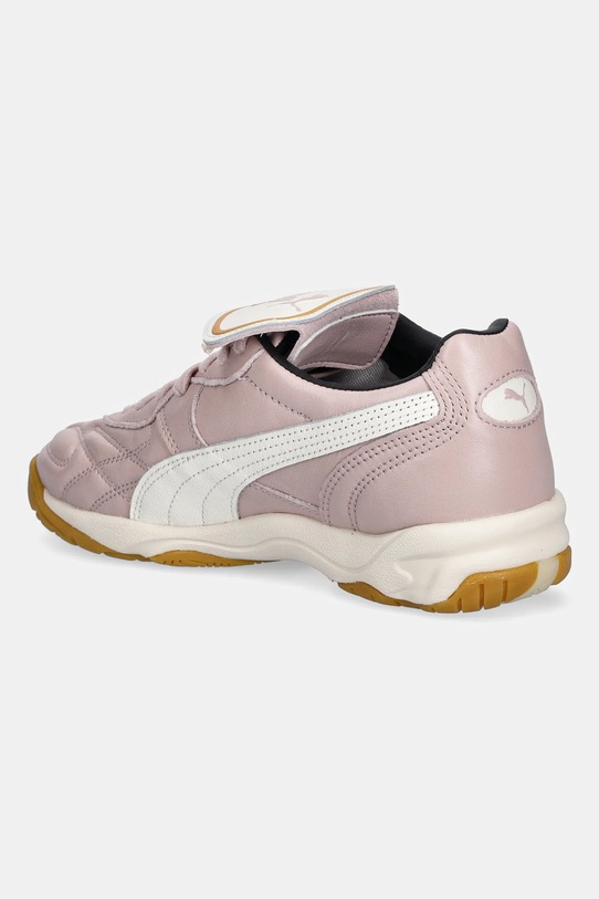 Obuwie Puma sneakersy skórzane King Indoor 401683 różowy