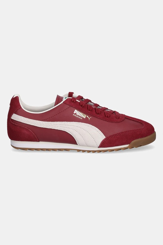 Puma sneakersy skórzane Arizona Retro 402353 bordowy AW25