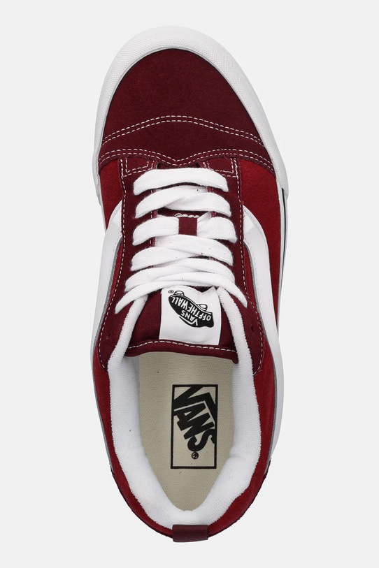 Vans tenisówki zamszowe Knu Skool bordowy VN000D22BRD1