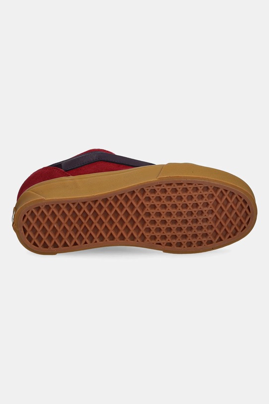 Vans tenisówki skórzane Knu Skool VN000D6ZBRD1 czerwony